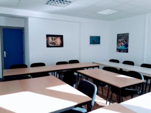 French course classroom in France